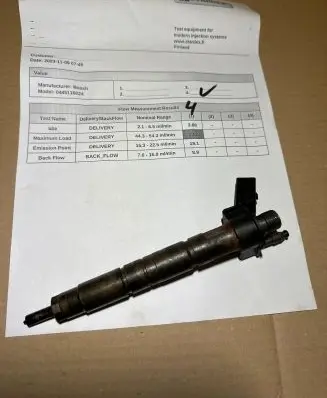 BMW X5 E70 Fuel injector 0445116024 04598 KB5NF