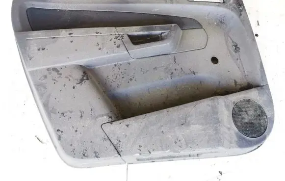 Rear door card panel trim