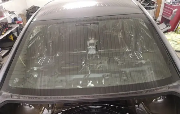 Lexus IS 220D-250-350 Rear windscreen/windshield window 