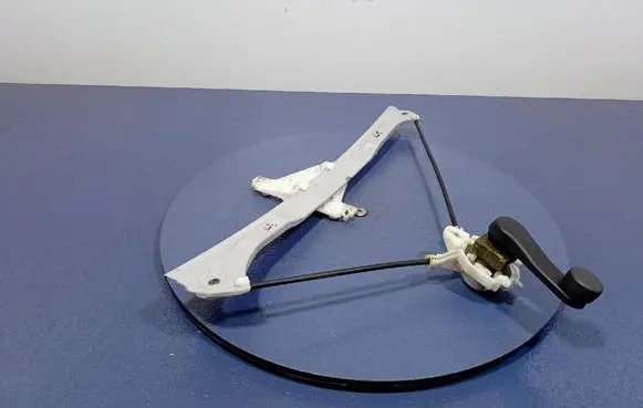 Volkswagen Fox Front door window regulator with motor 5Z3837502