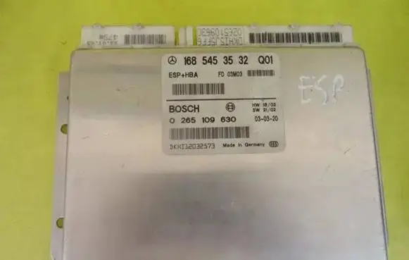Mercedes-Benz Vaneo W414 ESP (stability system) control unit 0265109617 4144460153Q01