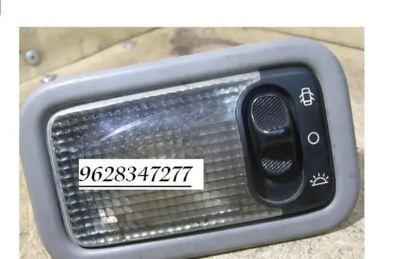 Citroen Xsara Picasso Rear seat light 9612016477