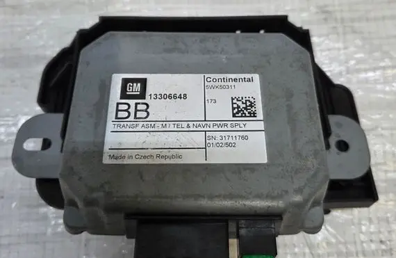 Opel Astra K GPS navigation control unit/module 13306648