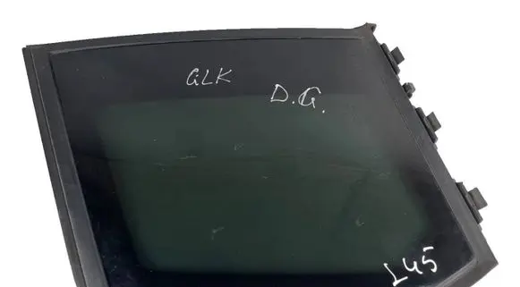Rear vent window glass