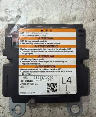Subaru Outback (BS) Airbag control unit/module 98221AL040 0285011908 XYN1S00CB7K