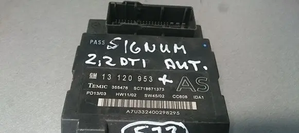 Opel Signum Comfort/convenience module 13120953