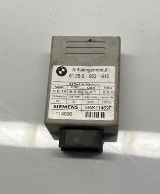 BMW 5 E60 E61 Tow bar trailer control unit/module 5WK11469F 114696