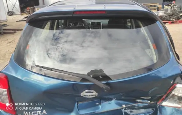 Nissan Micra Rear windscreen/windshield window 
