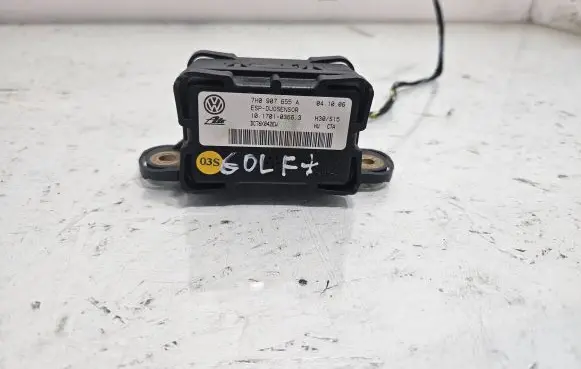 Volkswagen Golf Plus ESP acceleration yaw rate sensor 7H0907655A