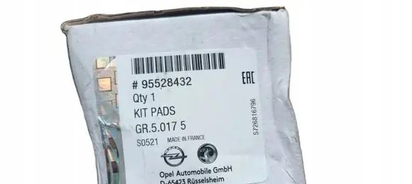 Opel Vivaro Brake pads (rear) 