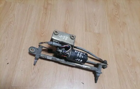 Renault Scenic I Front wiper linkage and motor 964671 0390241352