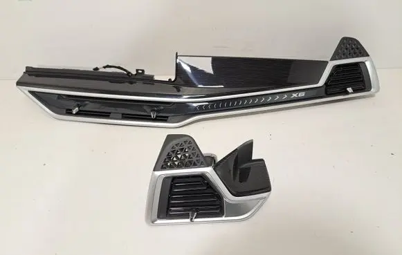 Dashboard air vent grill cover trim