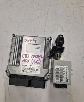 BMW X3 E83 Engine ECU kit and lock set 7805349 0281014176