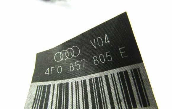 Audi A6 S6 C6 4F Rear seatbelt 4F0857805E