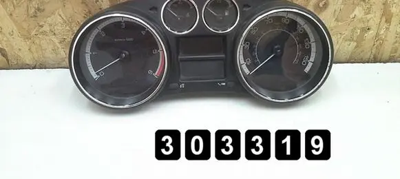 Peugeot 308 Speedometer (instrument cluster) 9666649280
