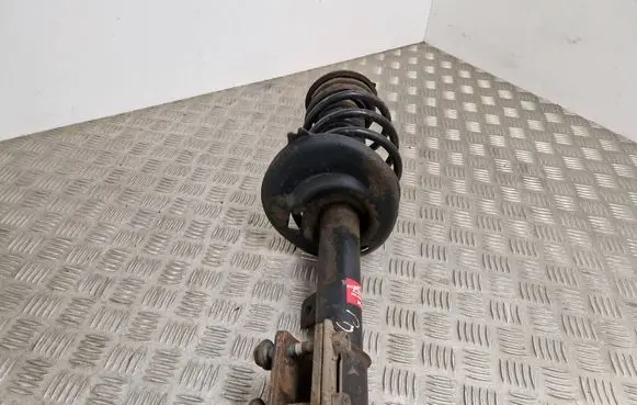 Front shock absorber with coil spring