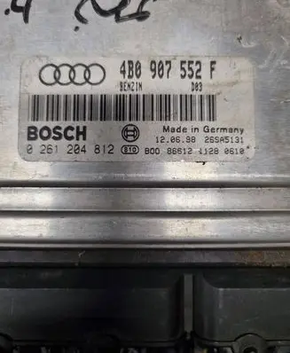 Audi A6 S6 C5 4B Engine control unit/module 4B0907552F 26SA5131 0261204812