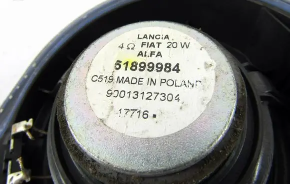 Fiat Tipo Rear door speaker 51899984