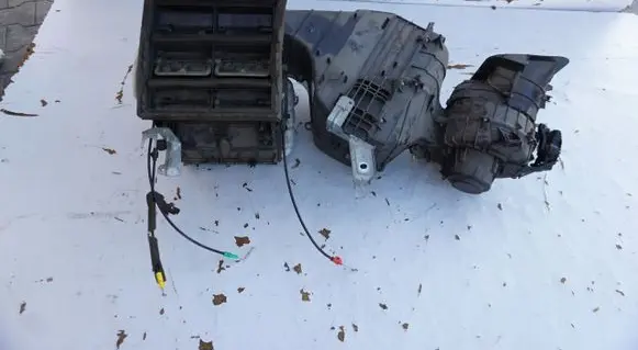 Interior heater climate box assembly