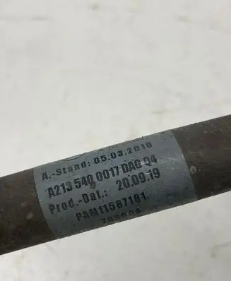Mercedes-Benz E W213 Positive cable (battery) A2135400017 PAM11587181 2135400017