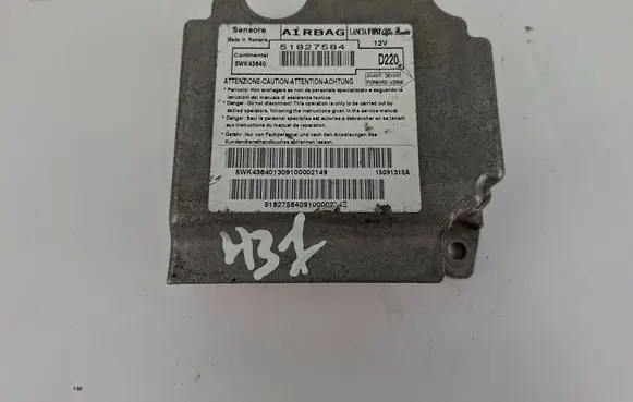Fiat Bravo Airbag control unit/module 51827584 5WK43640