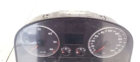 Volkswagen Touran I Speedometer (instrument cluster) 1T0920860A V1312131