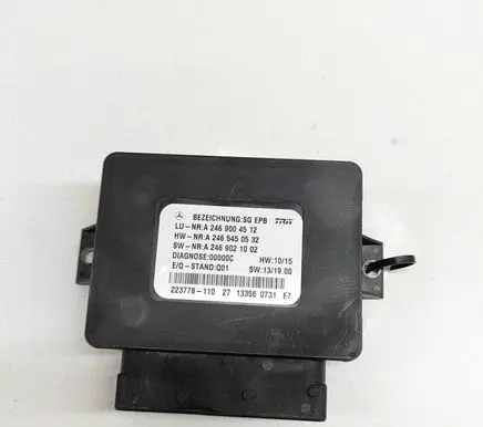 Mercedes-Benz GLA W156 X156 Rear brake EMF control unit/module A2465450532 A2469021002
