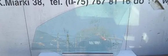 Opel Astra G Front door window glass four-door 1212123