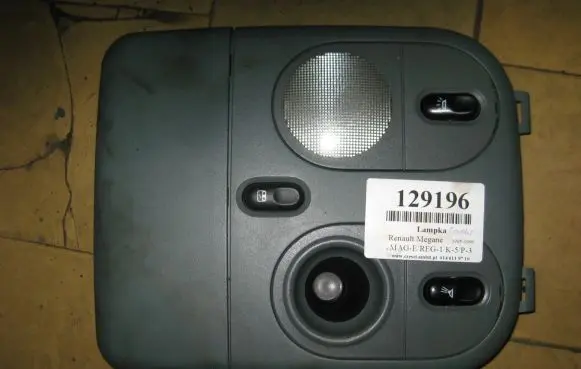 Renault Megane I Boot/trunk interior light 
