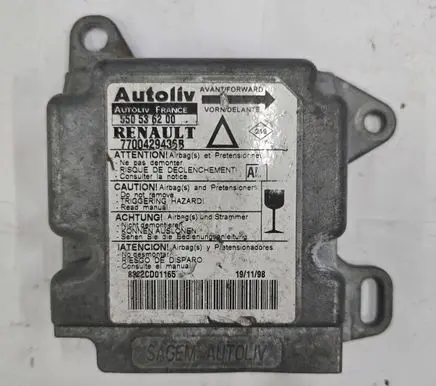 Renault Laguna I Airbag control unit/module 7700429436B 550536200