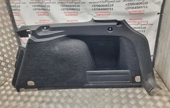Volkswagen PASSAT B6 Trunk/boot side trim panel 3C9867428