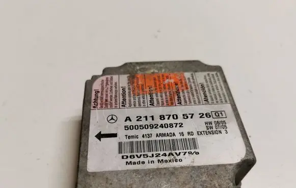 Mercedes-Benz E W211 Airbag control unit/module A2118705726