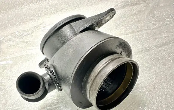Volkswagen Touareg I Turbo air intake inlet pipe/hose 059129955C