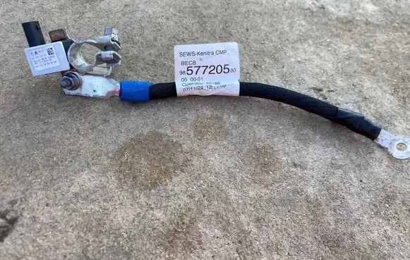Peugeot 2008 II Negative earth cable (battery) 9853437080 6PK01054469