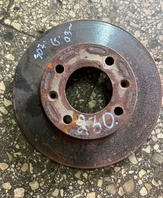 Peugeot 307 Rear brake disc
