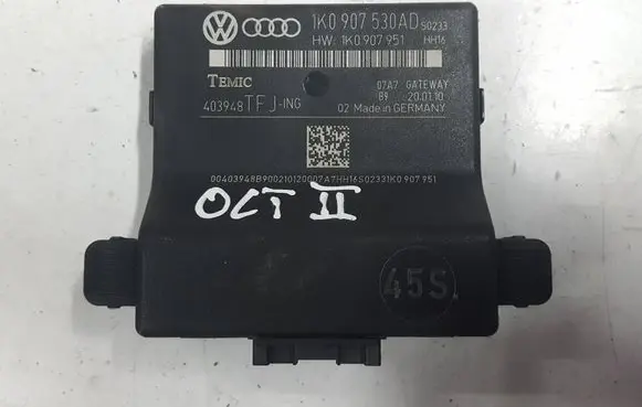 Skoda Octavia Mk2 (1Z) Gateway control module 1K0907530ADXAUTOPX 1K0907530AD 1K0907951