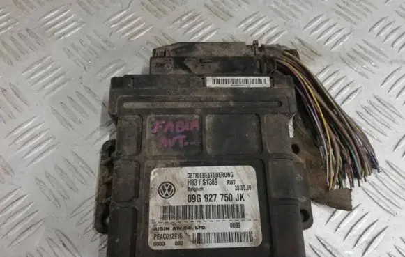 Skoda Fabia Mk2 (5J) Gearbox control unit/module 09G927750JK PEAC012916 H83S1389