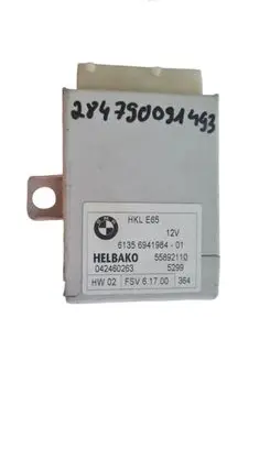 BMW 7 E65 E66 Tailgate/trunk control unit/module 61356941984