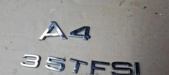 Audi A4 S4 B9 8W Manufacturers badge/model letters 