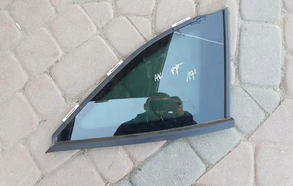 Opel Astra K Sliding door window/glass 