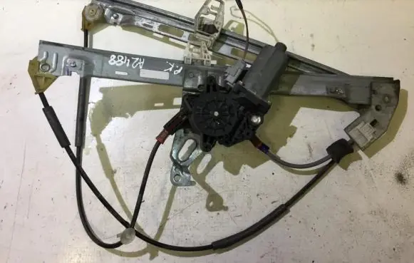 Sliding door window regulator with motor