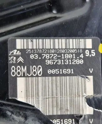 Citroen C4 I Picasso Brake booster 9673131280