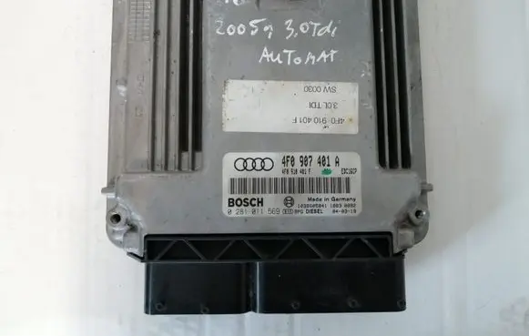 Audi A6 S6 C6 4F Engine control unit/module 4F0910401F 4F0907401A 0281011569