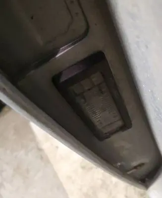 Number plate light