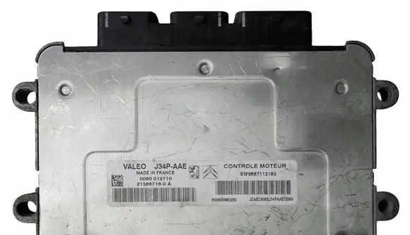Peugeot 206+ Engine control unit/module 9667112180