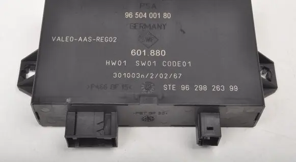 Peugeot 607 Trunk lid opening control unit 9650400180