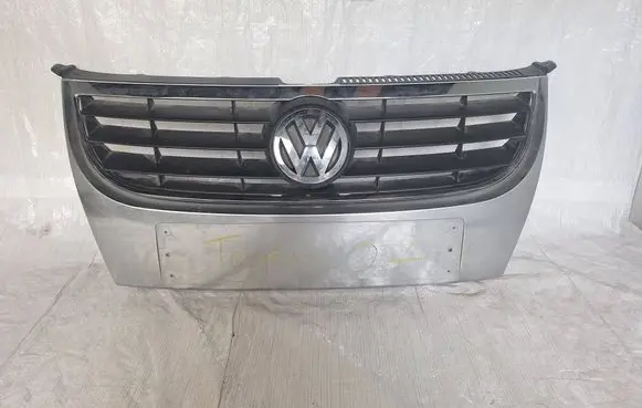 Volkswagen Touran I Front bumper upper radiator grill 1T0853651D