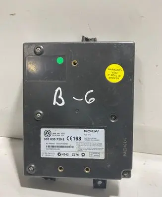 Volkswagen PASSAT B6 Phone control unit/module 3C0035729E 052759093761592