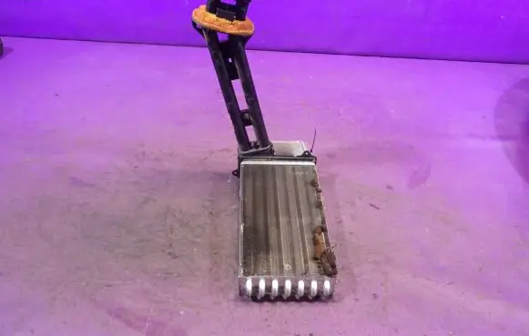 Heater blower radiator