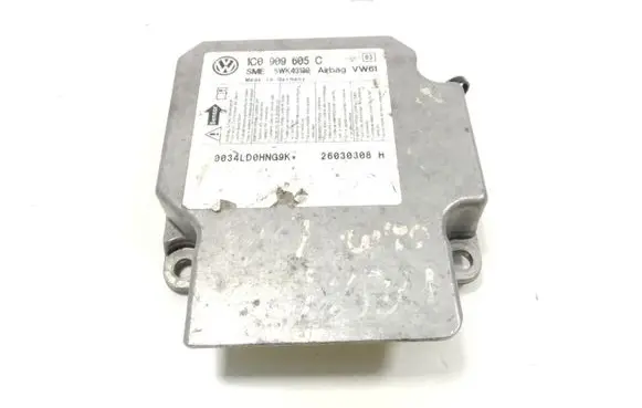 Volkswagen Polo Airbag control unit/module 1C0909605C 26030308H 5WK43130